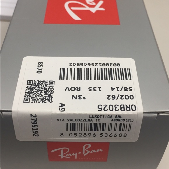 SALE🚨 Ray-Ban Aviators Black Sunglasses RB3025 😎 - Picture 7 of 7